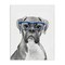 Stupell Industries Fun Boxer Dog Wearing Glasses Canvas Wall Art